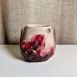 Vintage Royal Copley Leaf Planter Vase
